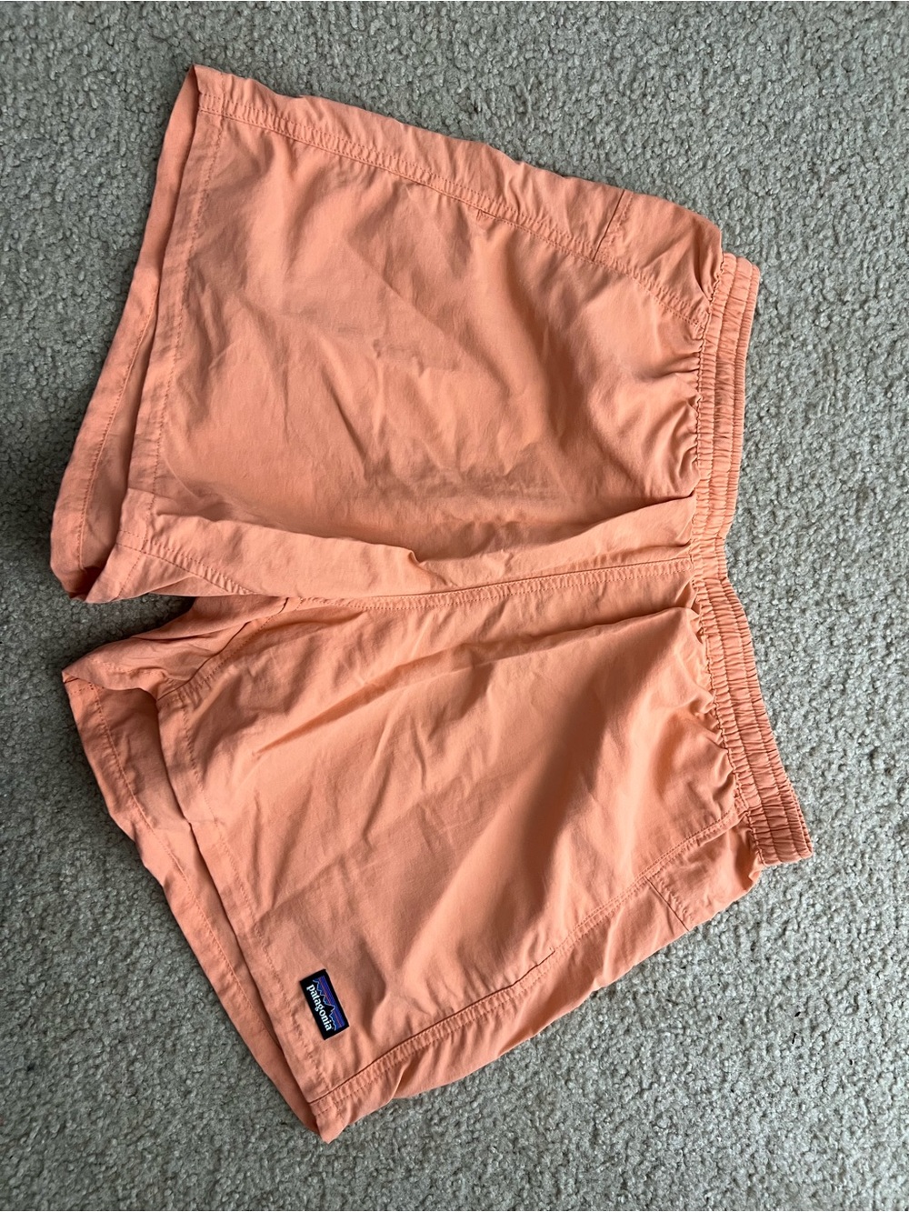 Patagonia Women's Peach Elastic-Waist Hybrid Shorts